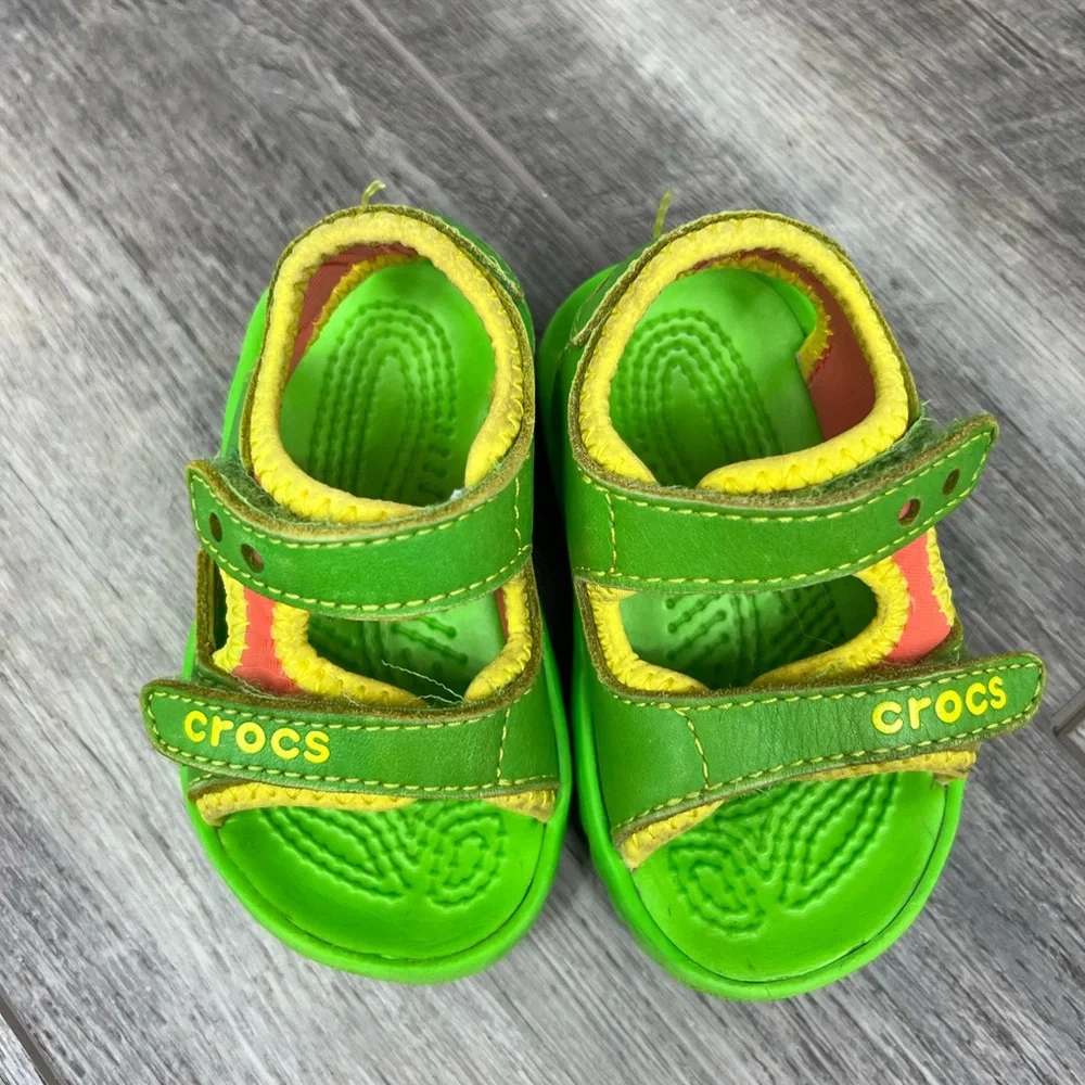 Crocs Baby Green Sandals‎